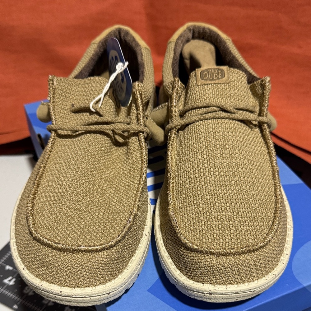 Hey Dude Tan Loafers & Slip-Ons